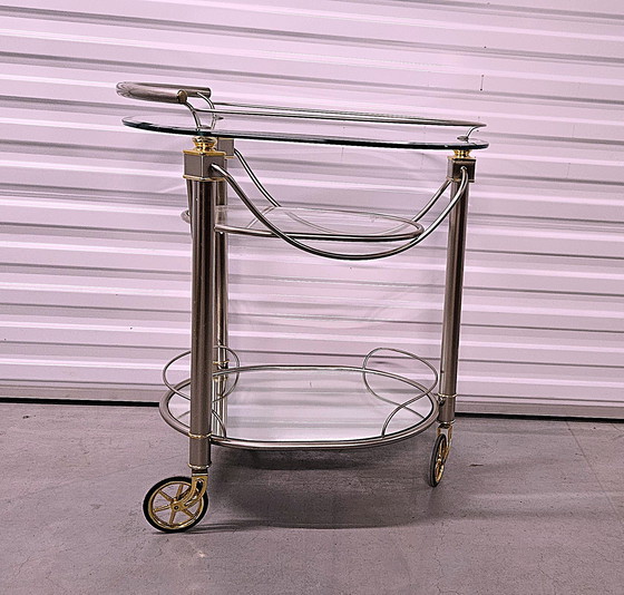 Image 1 of Schöner italienischer Barwagen mit drei Ebenen