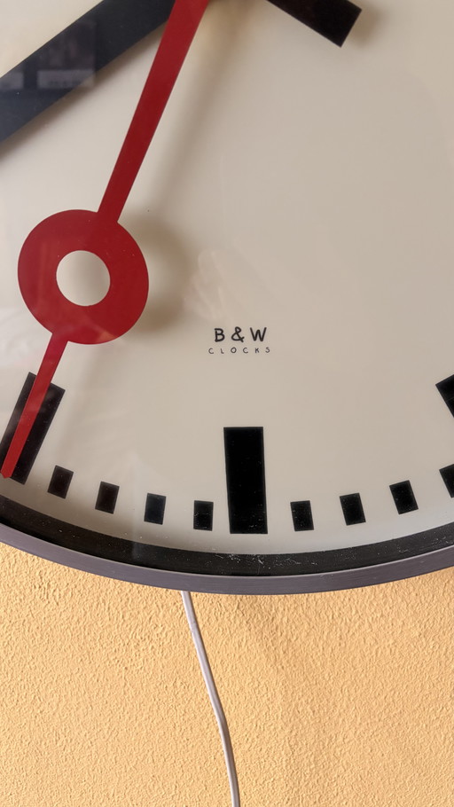 B&W wall clock