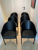 6 chaises de salle à manger Philippe Starck Costes