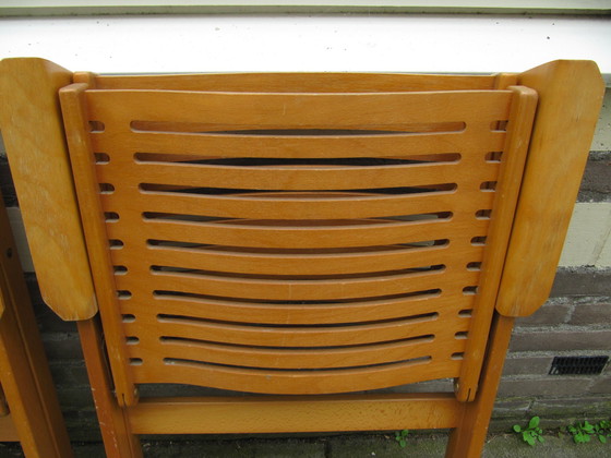 Image 1 of 2x Rex Fauteuils pliants par Niko Kralj pour Stol