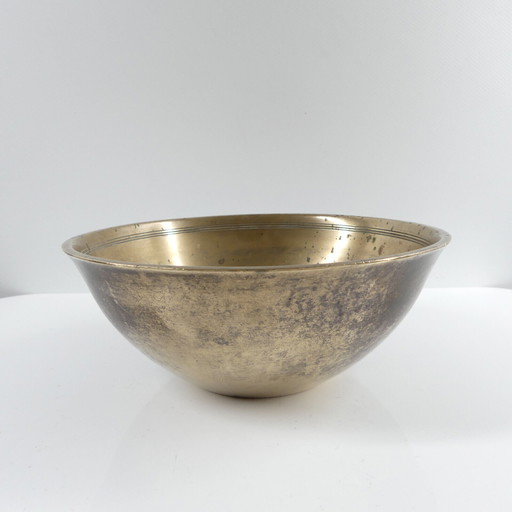 Just Andersen, Denemarken, Art Deco bronzen schaal
