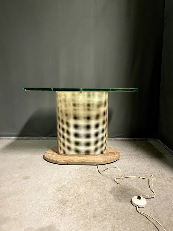 Image 1 of Table d'appoint lumineuse française des années 1950