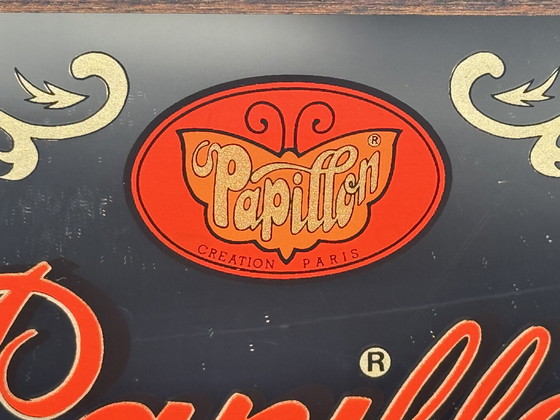 Image 1 of Vintage Papillon Paris reclame spiegel