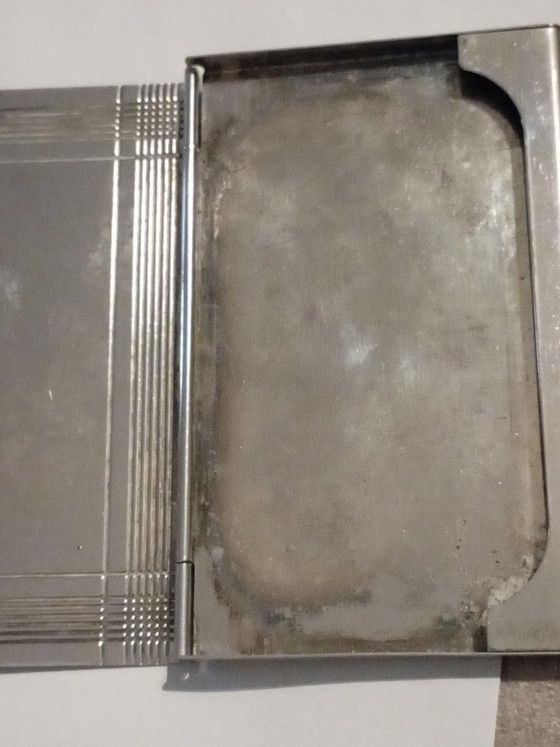 Image 1 of Vintage silver metal cigarette holder