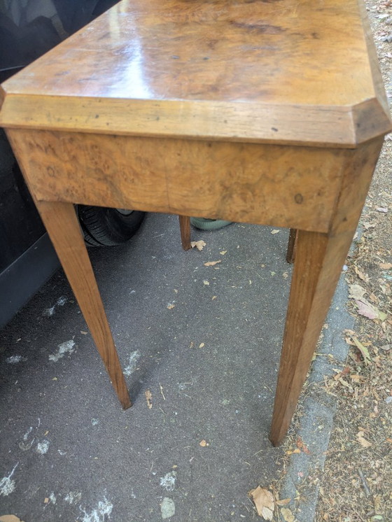 Vintage naaitafel / werktafel / bijzettafel – Wood (photo 3 of 5)