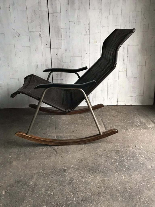 Japanese Rocking Chair by Takeshi Nii, 1950s