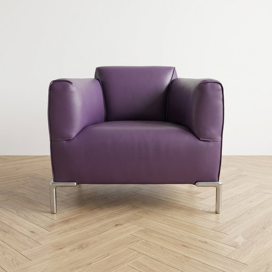 2 poltrone Bert Plantagie Monty – rvs, Leather (photo 2 of 7)