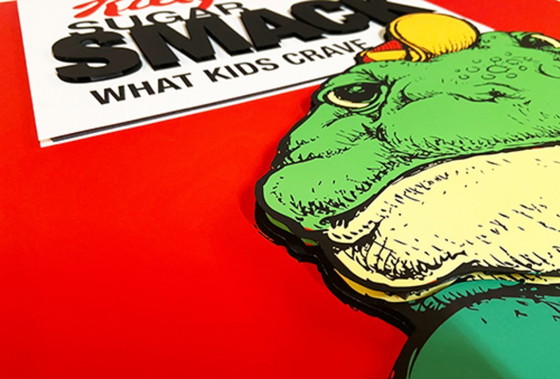 Image 1 of English, Ron - Killfrog's Sugar Smack - 3D-Konstruktion - handsigniert