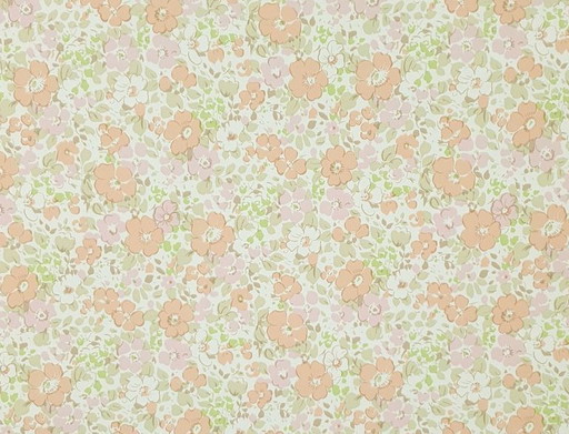 12684 Carta da parati vintage con fiori dolci