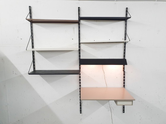 Image 1 of Tjerk Reijenga for Pilastro metal wall unit, The Netherlands 1950's