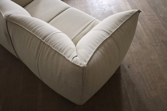 Image 1 of De Le Bambole bank en fauteuil van Mario Bellini voor B&B Italia, jaren 70.