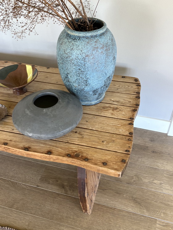 Image 1 of Wabisabi solid wood coffee table 'Baukje'