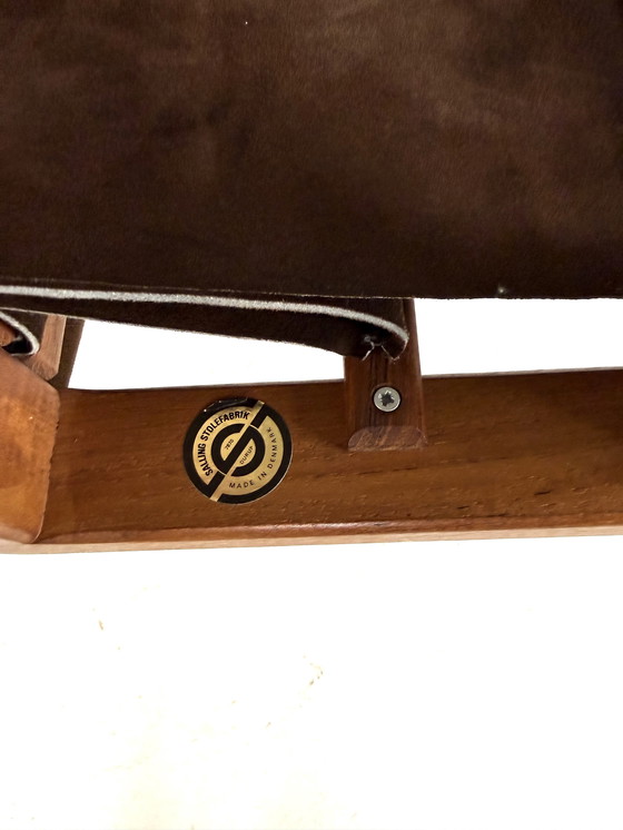 Image 1 of Vintage teak magazine basket, Salling stolefabrik, 1970s