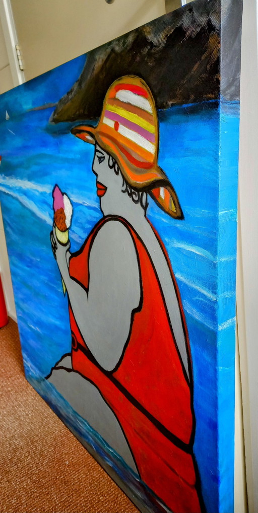 T. van Steenbergen, Estate, 100 x 100 x 4 cm