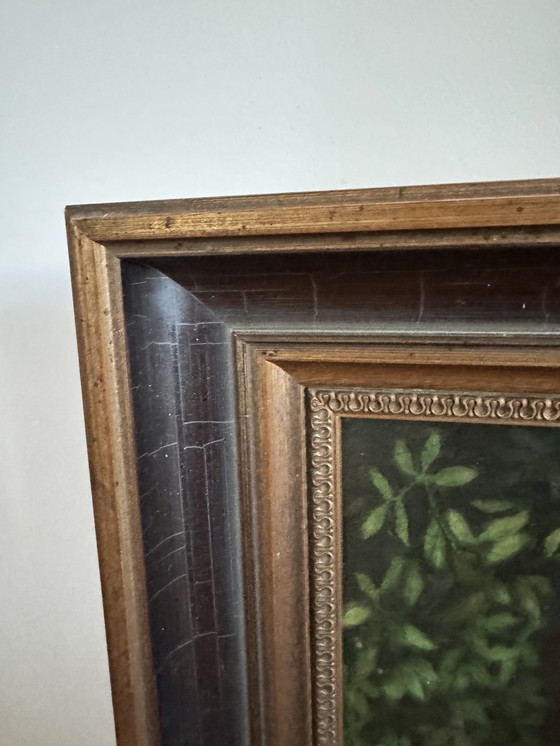 Image 1 of Pintura plegable en el jardín - realismo