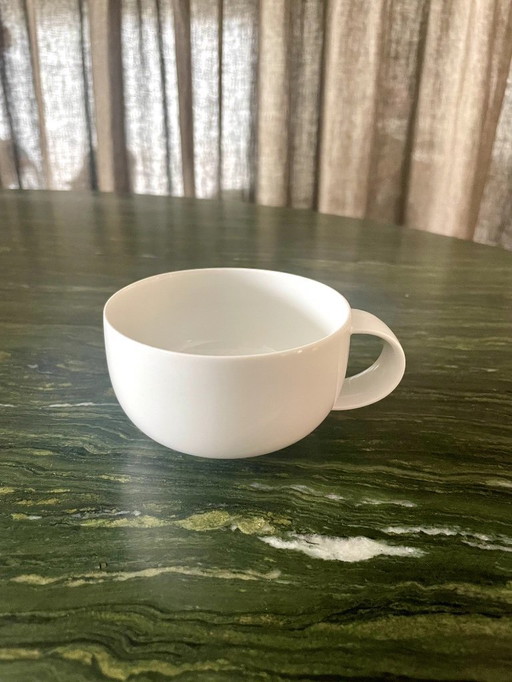 Rosenthal Suomi Weiss - set of 2 cups and 2 saucers - Round - Ø 8,8 cm - h 4,9 cm - 0,230 l