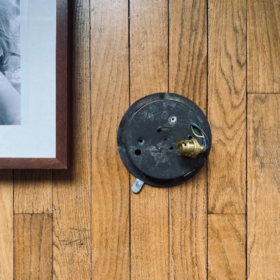 Image 1 of Lampada da soffitto in vetro opalino bianco, applique da parete quadrata, anni '60-'70, lampada vintage, 20 cm