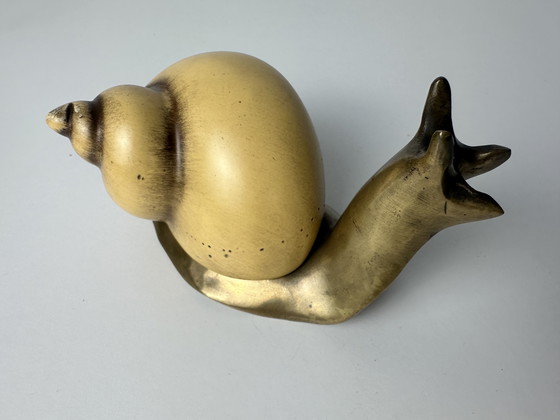 Image 1 of 2x vintage brass snails - Elli Malevolti