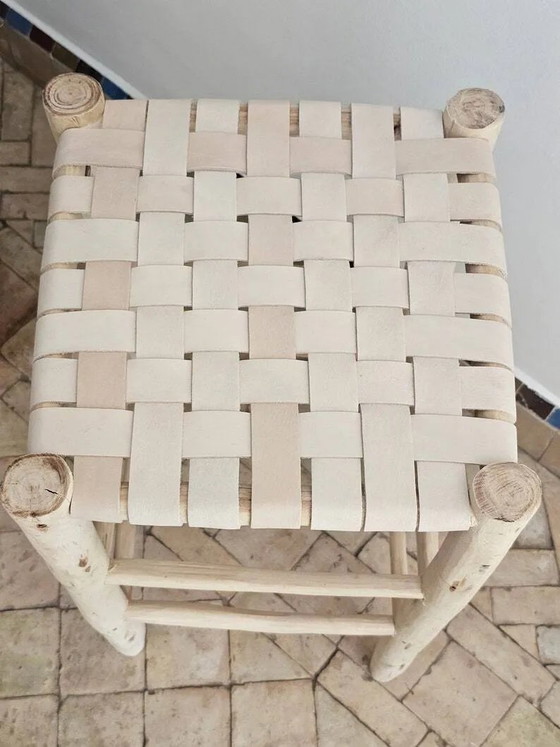 Sgabello da bar 60cmx30cm – Sgabelli da bar, Pelle, Legno (photo 3 of 7)