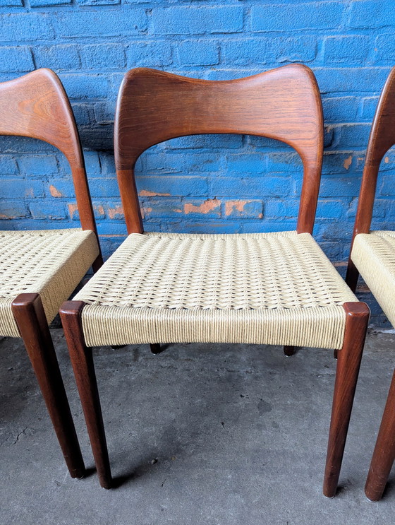 Image 1 of Silla 4x de mediados de siglo - Arne Hovmand Olsen para Mogens Kold