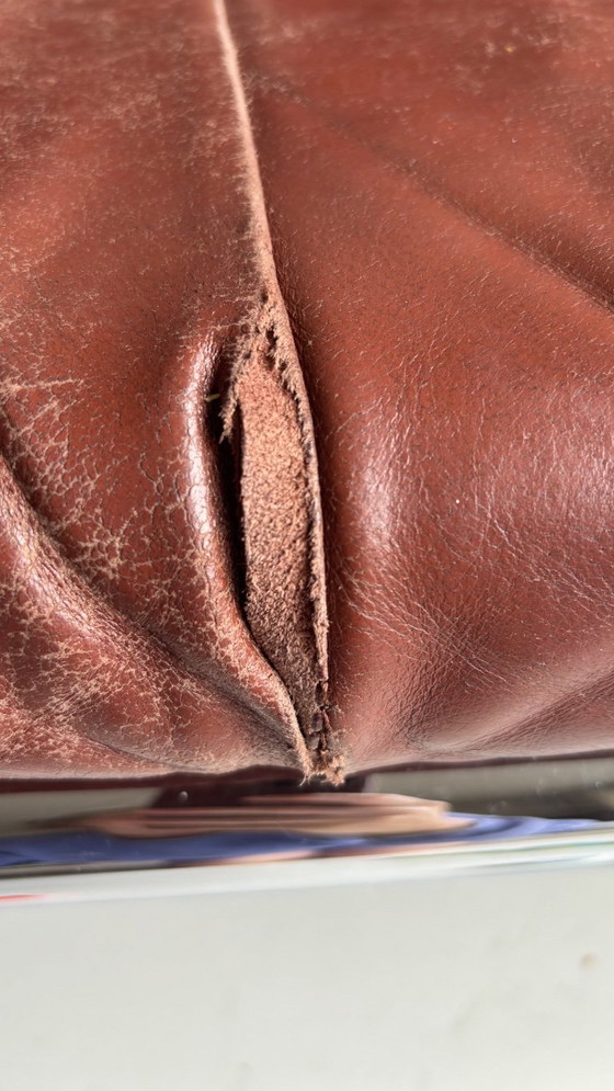 Harvink Mission Bank – Jack Crebolder – Vintage Design – Leer – 3-5 zitsbanken, Leather (photo 7 of 7)