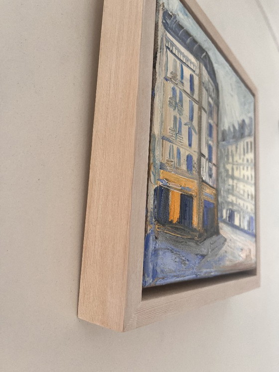 Small Painting - 20 x 20 - 'Paris' by Maja A Chris – Paintings & Drawings, Canvas (photo 8 of 10)