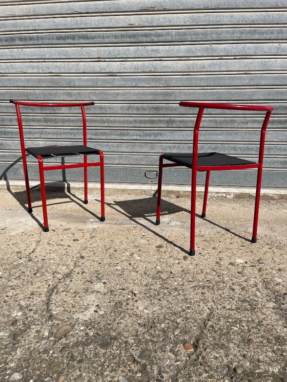 Image 1 of Chaises de café vintage de Philip Starck pour Baleri Italia