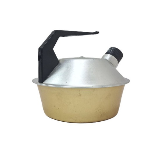 Image 1 of Bollitore/brocca vintage in alluminio con fischietto (Wasserkessel), inutilizzato