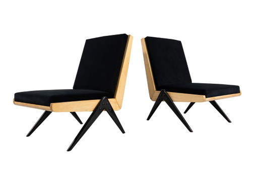Modernistische Sessel, Typ 1312 von Slupskie Furniture Factory, Polen, 1960er Jahre – fauteuils, Textile, Wood