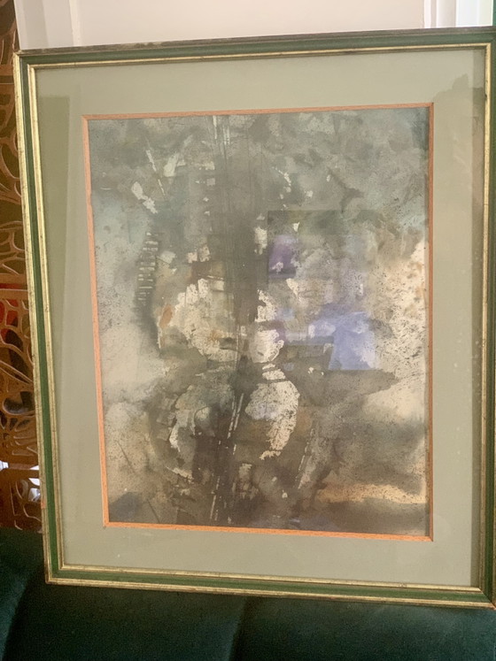 Guitare : Aquarelle Originale -Slava Saveliev (1944-2013) - Provenance Atelier 1993 – Photographies, Paper (photo 11 of 26)