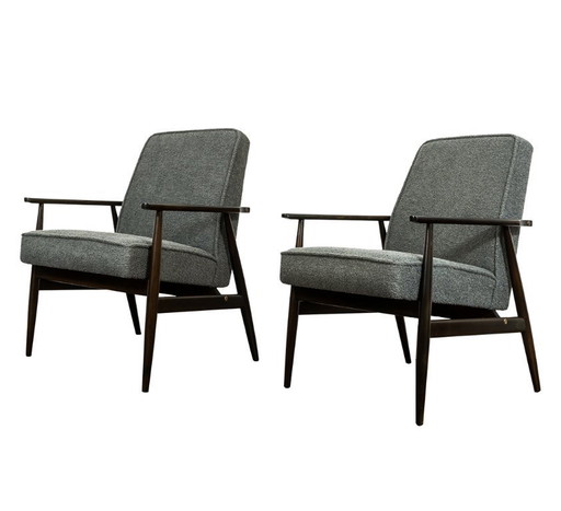 Vintage-Sessel, Typ 300-190 von H. Lis, Polen, 1970er Jahre, 2er-Set