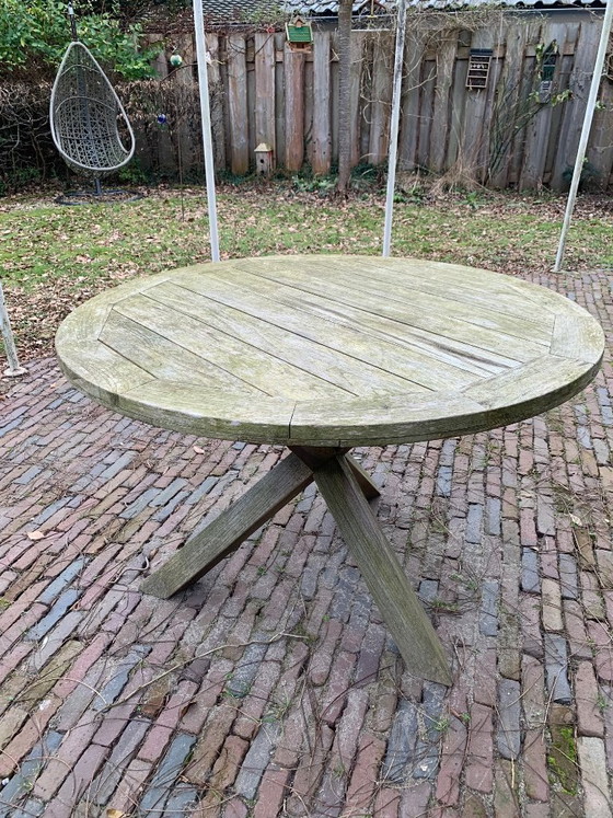 Image 1 of Buiten eettafel en stoelen