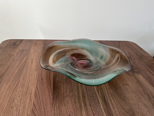Organische glazen schaal