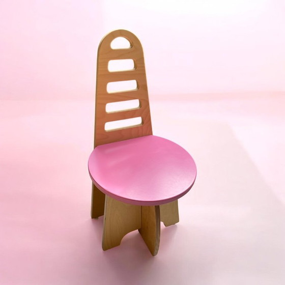 Image 1 of Sedia Lundi-sit – Gijs Boelaars – Lundia – regolabile – sedile rosa