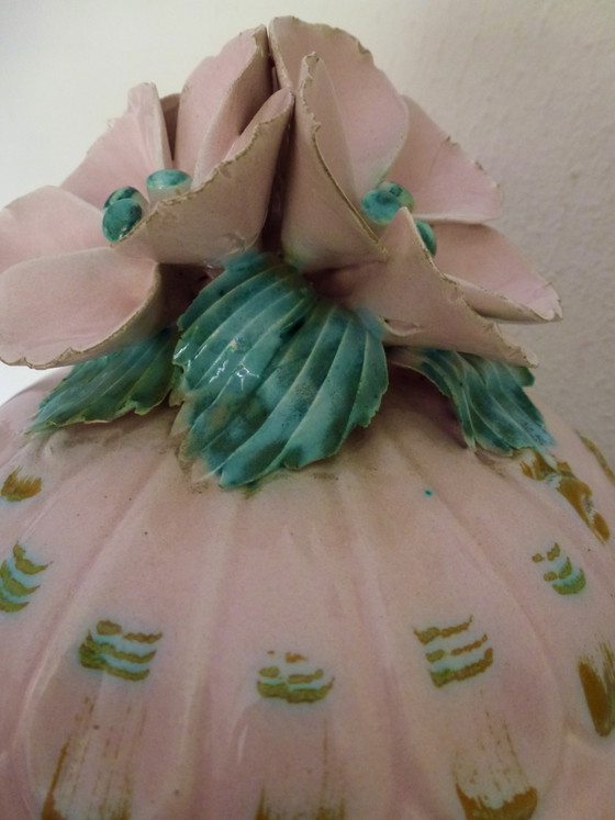 Image 1 of Magnifique bonbonnière italienne vintage / plat couvert – 1960