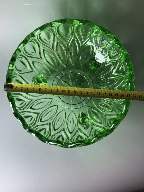 Image 1 of Lausitzer Glaswerke - ART DECO BOWL “Oreon”