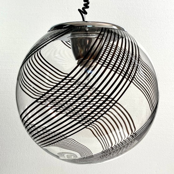 Image 1 of Murano art glass pendant light, Lino Tagliapietra attributable, 1970s.