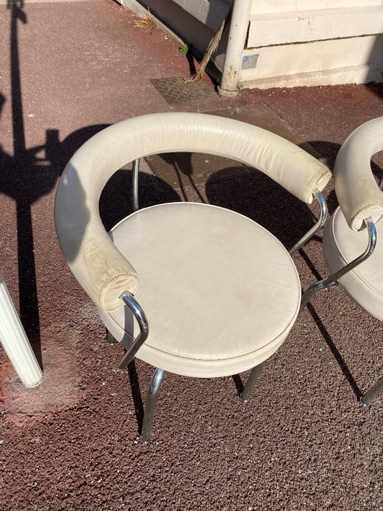 Image 1 of Cassina LC7 stoelen 3 stuks