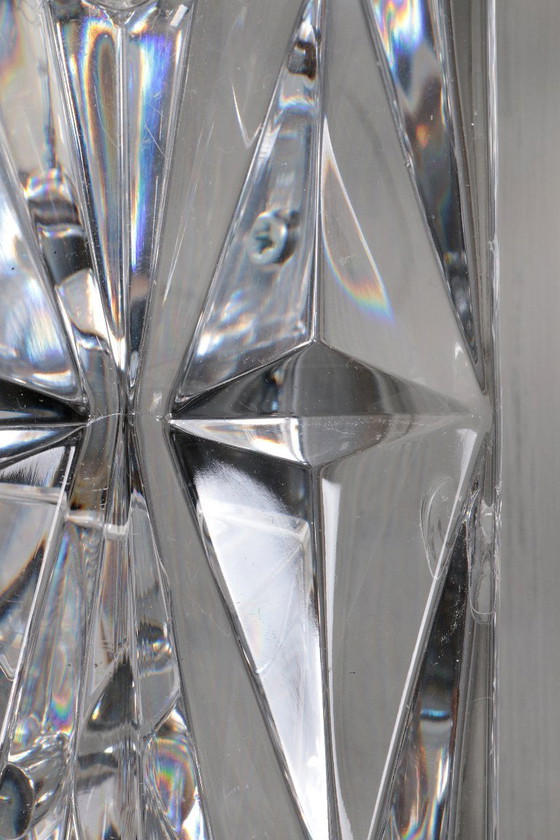 Image 1 of Zeldzame Kinkeldey Duitse kristallen wandlamp uit de jaren 60, 1960