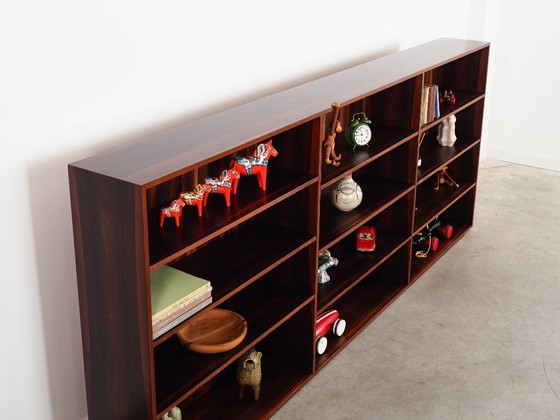 Image 1 of Boekenkast van palissanderhout, Deens ontwerp, jaren 70, gemaakt in Denemarken.