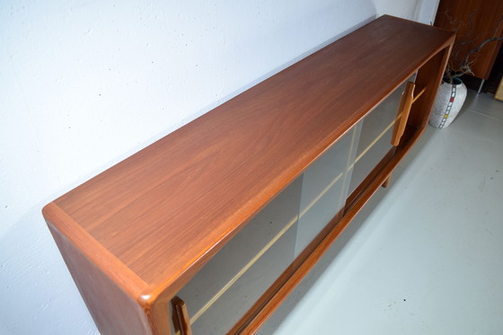 Image 1 of Exclusive Dyrlund Teak Sideboard Vintage Cabinet Dresser Bookshelf