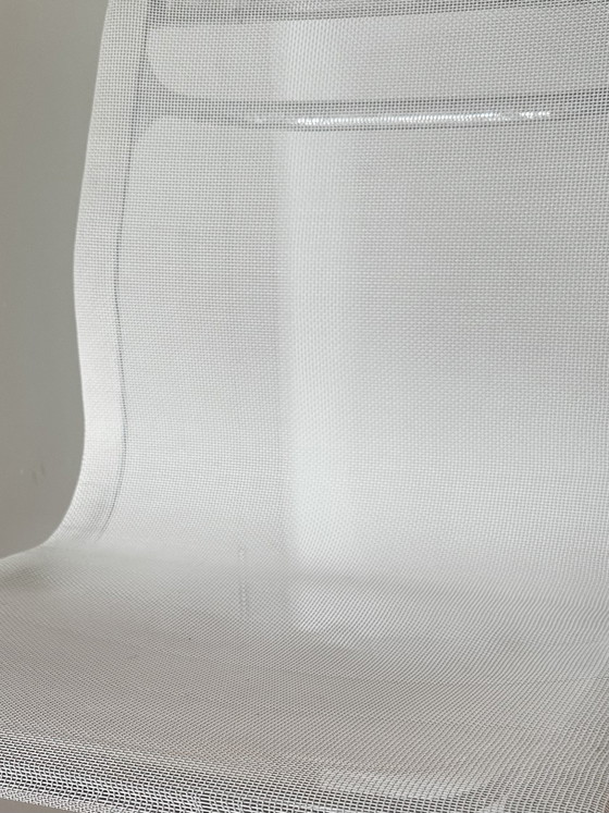 Image 1 of Authentic Vitra Mesh Chair – White / Chrome
