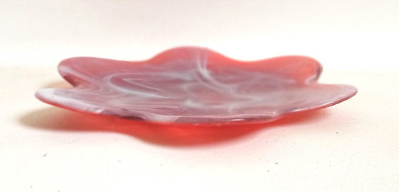 Image 1 of Murano glazen schaal of sieradenschaal, jaren 70, 31 cm breed