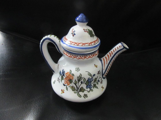 Vieux Rouen Miniatur-Kaffeekanne – Dekorative Objekte, Ceramic (photo 8 of 8)