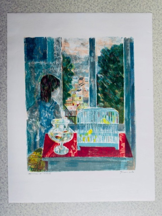 Image 1 of Lithograph by Emilio Grau Sala