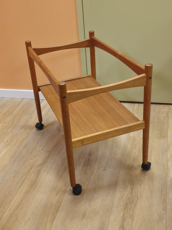 Image 1 of Vintage Poul Hundevad Serving Trolley Drinks Cart