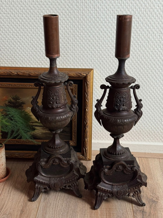Image 1 of Set antiker barocker Kerzenleuchter