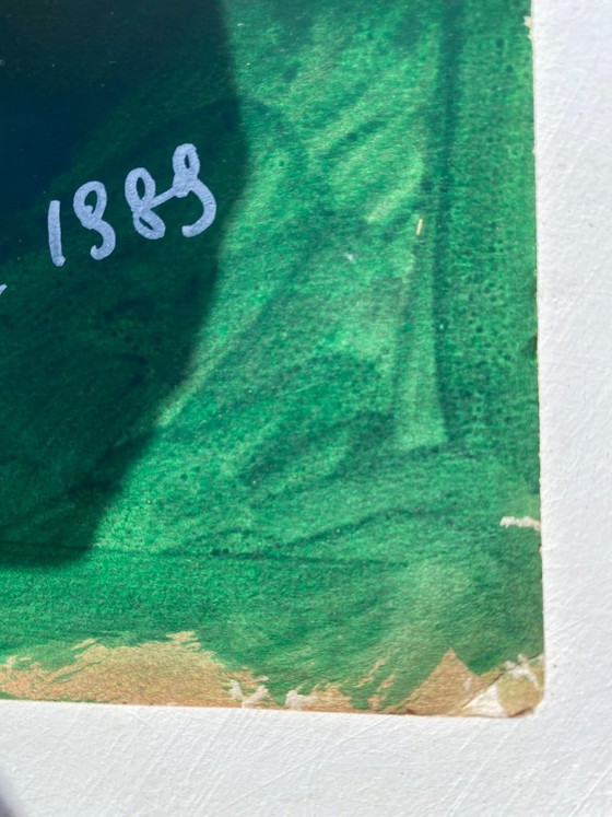 Senza titolo (Paesaggio più profondo) 1989 – Renato Mambor, Paintings & Drawings, Paper (photo 4 of 10)