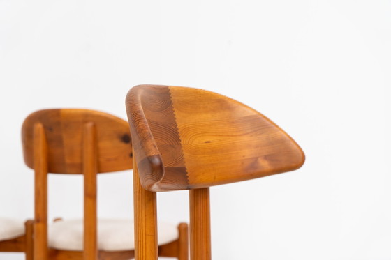 Image 1 of Satz von 4 Stühlen aus Kiefernholz von Vamdrup Stolefabrik (Dänemark, 1970er Jahre).