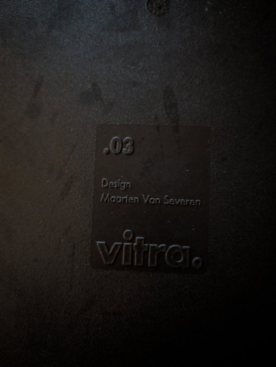 2x Sedia Vitra 03 Maarten van Severen Antracite, Sedie da pranzo, Metallo, Plastica, Nero (foto 5 di 5)